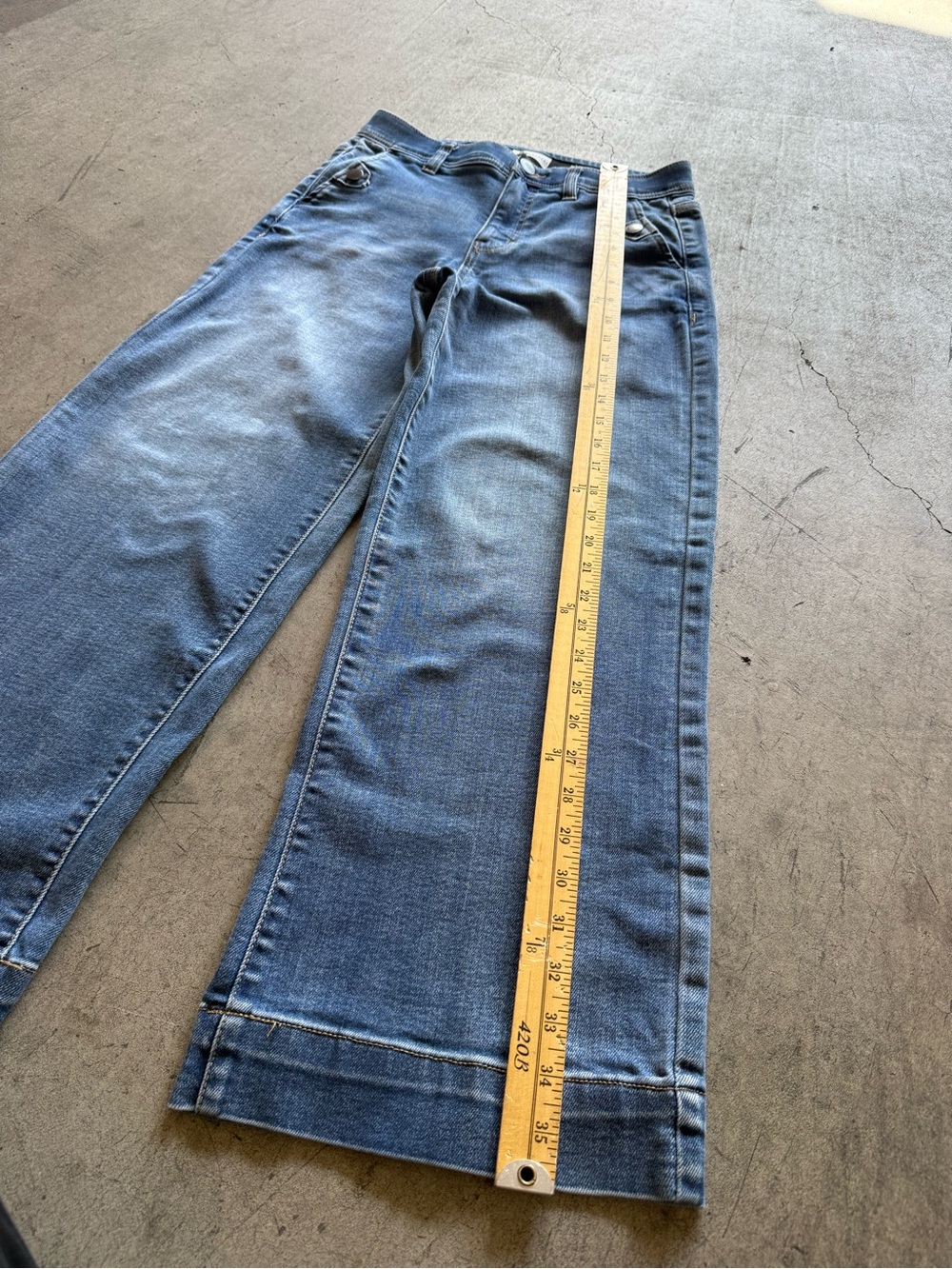 Curve Appeal - The French Riviera Jean - Blue Women's Jeans - 6/28 - Picture 6 of 6